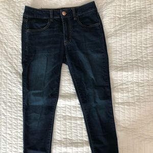 American Eagle 6 Short Dark Wash Skinny Jeggings